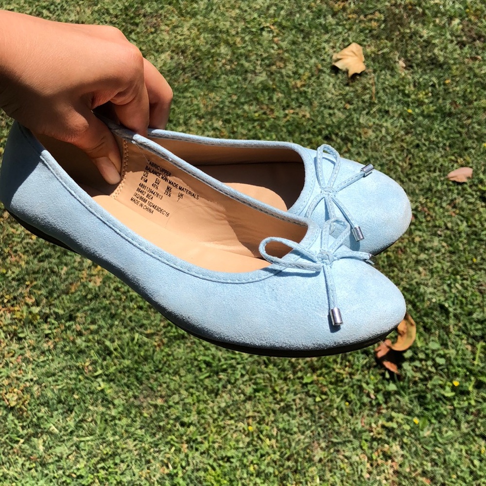 Baby Blue Flats by BONGO